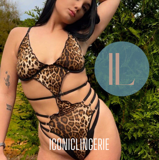 Iconic Lingerie Daring Cutout Open Back Teddy