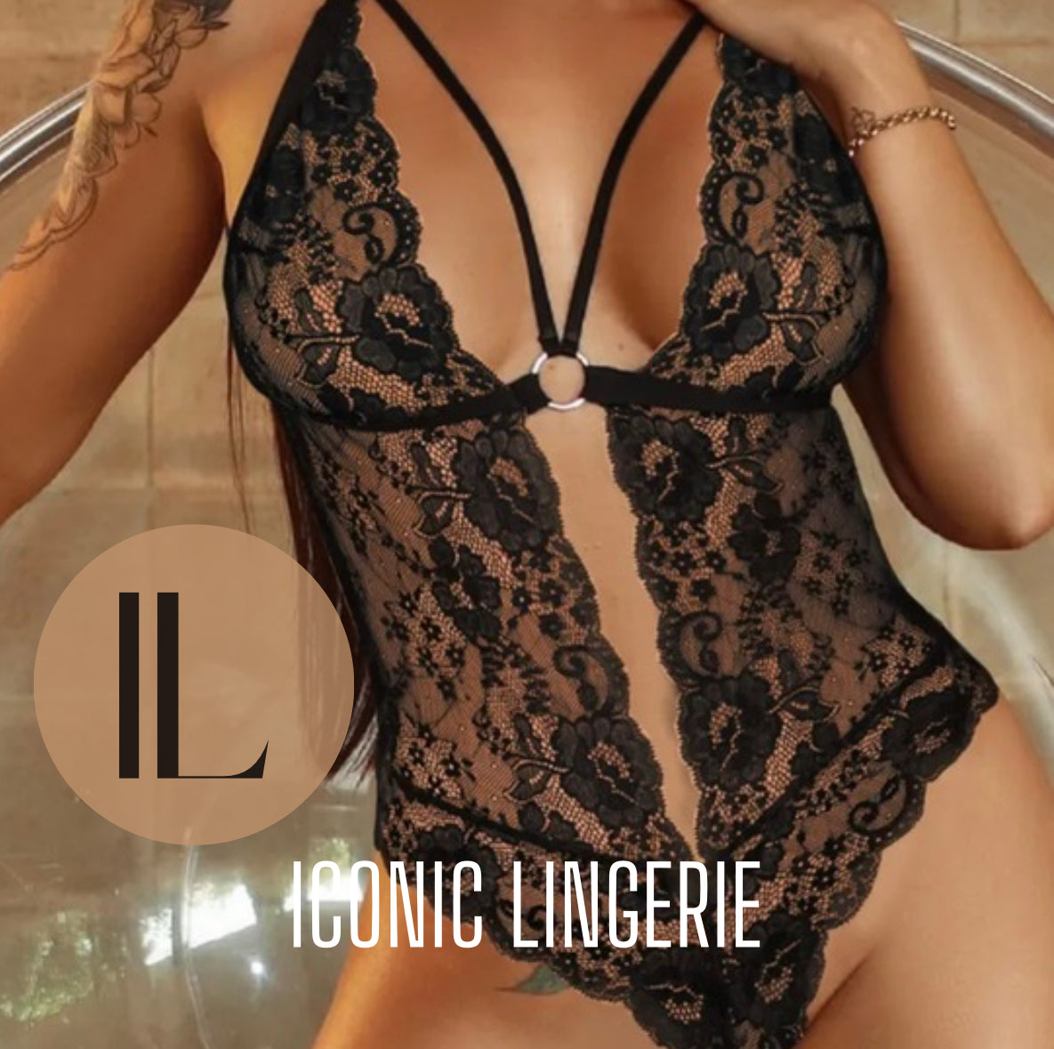 Iconic Lingerie’s Curtain Lace Teddy