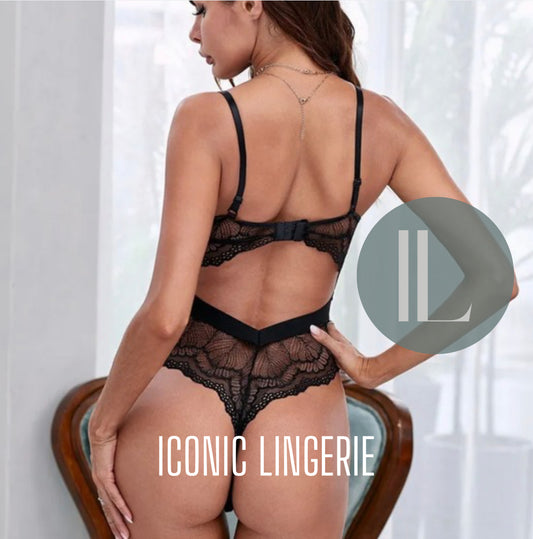 Iconic Lingerie Lace Tits Teddy