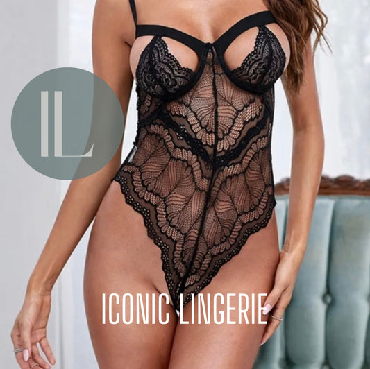 Iconic Lingerie Lace Tits Teddy